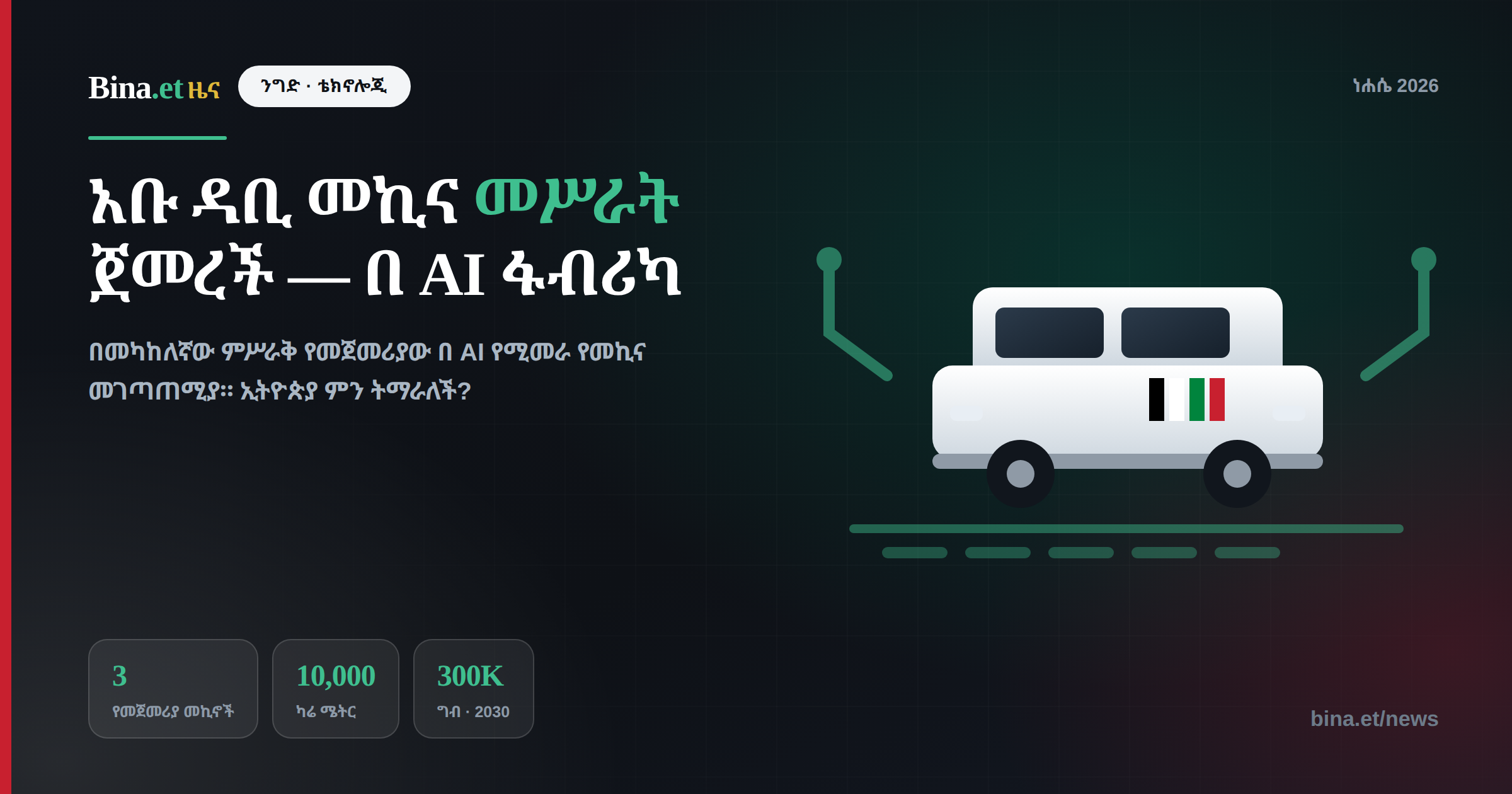 Abu Dhabi Starts Building Cars — At the Region's First AI-Driven Vehicle Plant